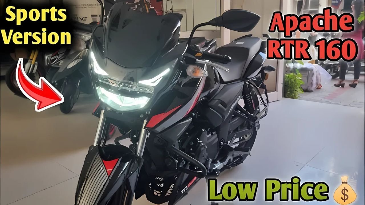 New TVS Apache RTR 160 Sport Bike